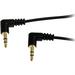 StarTech 1 Slim 3.5mm Right Angle Stereo Audio Cable M/M
