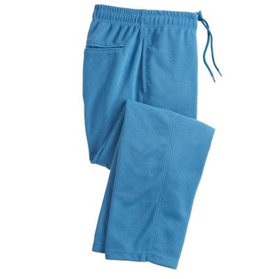 Haband Mens Heavyweight Rib-Knit Sweatpants, Medium Blue, Size S XS (25-26)