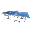 Playcraft Extera Foldable Indoor/Outdoor Table Tennis Table Aluminum/Steel Legs/Metal in Blue/Gray | 30 H x 60 W x 108 D in | Wayfair TTEXEB09K