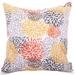 Majestic Home Goods Blooms Square Throw Pillow Polyester/Polyfill | 24 H x 24 W in | Wayfair 85907220976