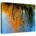 ArtWall Rogue Reflections by Dean Uhlinger - Wrapped Canvas Photograph Print Canvas in Blue/Orange | 18 H x 24 W x 2 D in | Wayfair 0uhl095a1824w