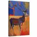 ArtWall 'The Red Tree' by Mark Adlington Painting Print on Wrapped Canvas Set Canvas in Blue/Green/Orange | 18 H x 14 W x 2 D in | Wayfair