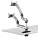 Cotytech Apple Spring Arm Height Adjustable 2 Screen Desk Mount in Gray | 27 H x 12 W x 5 D in | Wayfair DM-GSDA-G