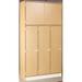 Stevens ID Systems Lockers 2 - Tier 3 - Section 45" Wide Locker Wood in Brown/Yellow | 84 H x 45 W x 18 D in | Wayfair 79029 B45-024