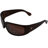 Birdz Eyewear Hooter Sunglasses (Brown Frame/Brown Mirrored Lens)