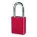 AMERICAN LOCK A1106KARED16274 Lockout Padlock, Keyed Alike, Aluminum Standard