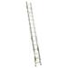 WERNER D1828-2EQ Aluminum Extension Ladder, 250 lb Load Capacity