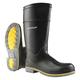 DUNLOP 8990400 Knee Boots,Size 12,15" H,Black,Plain,PR