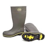 HONEYWELL SERVUS 75101/11 Size 11 Men's Steel Rubber Boot, Gray