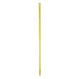 VIKAN 29386 59" Color Coded Handle, 1 1/4 in Dia, Yellow, Fiberglass