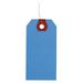 ZORO SELECT 4WKY7 1-7/8" x 3-3/4" Blue Paper Wire Tag, Includes 12" Wire, Pk1000