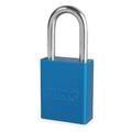 AMERICAN LOCK A1106BLU Lockout Padlock, Keyed Different, Anodized Aluminum, 1