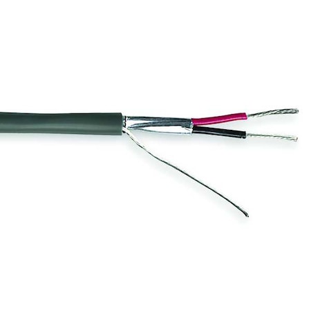 CAROL C0454A.38.10 Tray Cable,Shielded,18/2, 500 Ft.