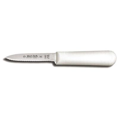 DEXTER RUSSELL 15373 Paring Knife,3 1/4 In,Scalloped,White
