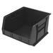 AKRO-MILS 30270BLACK Hang & Stack Storage Bin, Black, Plastic, 18 in L x 16 1/2