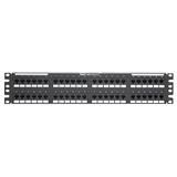 PANDUIT DP48688TGY Patch Panel,Cat 6,Rack Mt,48 Port