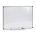 ZORO SELECT 1NUP6 36"x48" Melamine Whiteboard, Depth: 5/8 in