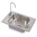 ELKAY CDKAD251765C Drop-In Sink, Drop-In Mount, 2 Hole, Brushed Satin Finish