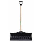 UNION TOOLS 1628600GR 30 in W Snow Shovel with 42 in L Handle, Poly/Wood, D