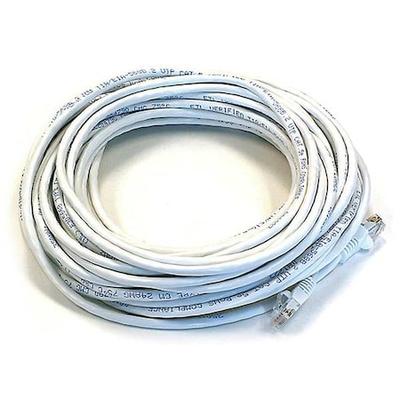 MONOPRICE 2217 Ethernet Cable,Cat 6,White,50 ft.