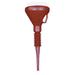 FUNNEL KING 32130 Polyethylene,1-1/2 qt.,18",6",1/2",Red