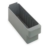 QUANTUM STORAGE SYSTEMS QED501GY Drawer Storage Bin, Gray, High Impact