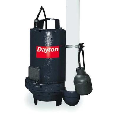 DAYTON 3BB83 Pump, Effluent, 1/2hp