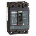 SQUARE D HDL36125 Molded Case Circuit Breaker, 125 A, 600V AC, 3 Pole, Free