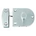 ROCKWOOD 602.26D Gate Latch,Satin Chrome