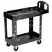 RUBBERMAID COMMERCIAL FG450088BLA Utility Cart with Deep Lipped Plastic
