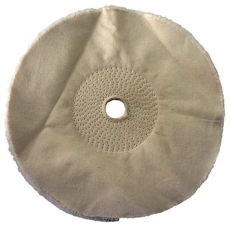 ZORO SELECT 6A827 Buffing Wheel,Spiral Sewn,10 In Dia.