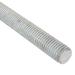 ZORO SELECT U20170.075.7200 Fully Threaded Rod, 3/4"-10, 6 ft, Steel, Grade A,