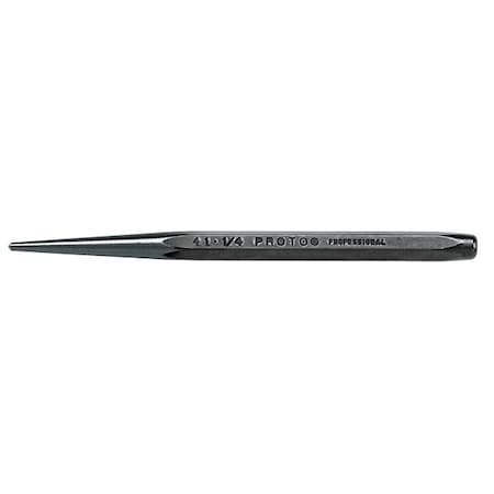 PROTO J411/4S2 Center Punch,S2,1/4 x 4-3/4 In,Black