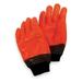 CONDOR 4NMU2 Hi-Vis Cold Protection Gloves, Foam/Jersey Lining, L