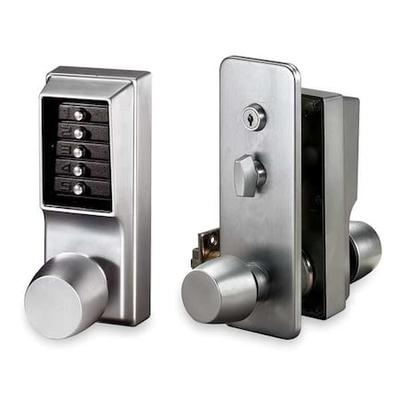 SIMPLEX 1031-26D-41 Push Button Lock,Entry,Satin Chrome