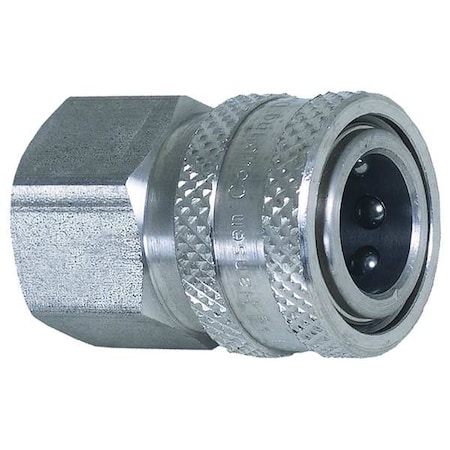 MI-T-M 17-0041 QuickConnect Coupler,Female,3/8x3/8 In