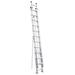 WERNER D1524-2 Aluminum Extension Ladder, 300 lb Load Capacity