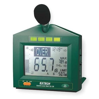 EXTECH SL130W Sound Level Monitor/Alarm,30 To 130 dB