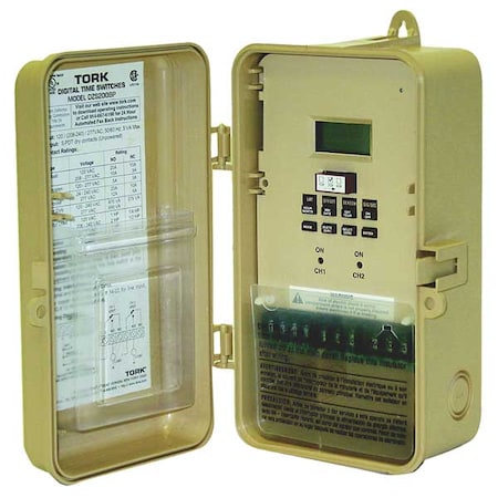 NSI TORK DZM200BP Electronic Timer,Astro 365 Days,SPDT