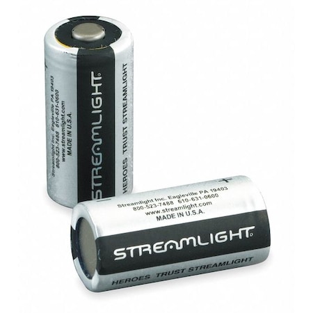 STREAMLIGHT 85175 Streamlight Flashlight Battery - For Flashlight - CR123A -