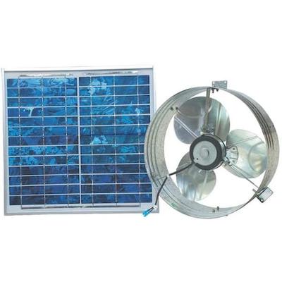 MAXX AIR CXSOLGBUPS 433 CFM Solar Powered Gable Mount Power Attic Ventilator
