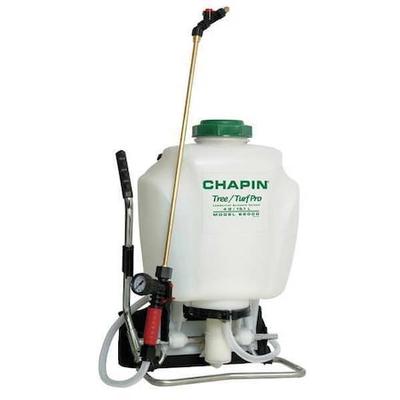 CHAPIN 62000 4 gal Backpack Commercial Sprayer, Polyethylene, 48 in L Hose, 18
