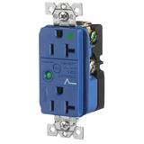 HUBBELL HBL8362SA Receptacle, 20 A Amps, 125V AC, Flush Mount, Decorator Duplex