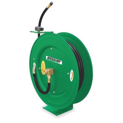 SPEEDAIRE 2CUA9 Spring Return Hose Reel, 1/2 in Hose Diameter, 50 ft Length,