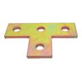 ZORO SELECT V346Y Channel Connecting Plate,Gold