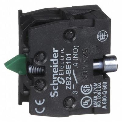 SCHNEIDER ELECTRIC ZB2BE101 Pendent Contact Block,1NO SlowBreak,22mm
