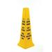 RUBBERMAID COMMERCIAL FG627677YEL Safety Cone, 36 in Height, 12 1/4 in Width,
