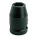 PROTO J7436M 1/2 in Drive Impact Socket 36 mm Size 6 pt Standard Depth, Black