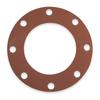 ZORO SELECT GSFFG8 Gasket,Full Face,8 In,1/8 In Thick,SBR