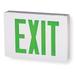 LITHONIA LIGHTING LE S W 2 G EL N Exit Sign,Alum,Wht,11 3/8in,2W